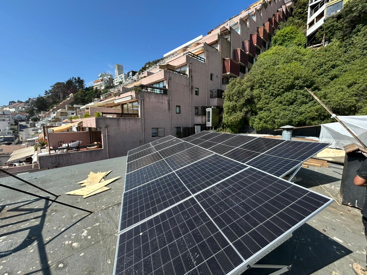 Instalación de paneles solares 12 kW en Viña del Mar, Valparaíso